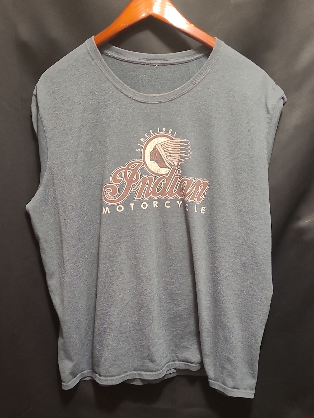 Gray Indian Motorcycle t-shirt, vintage